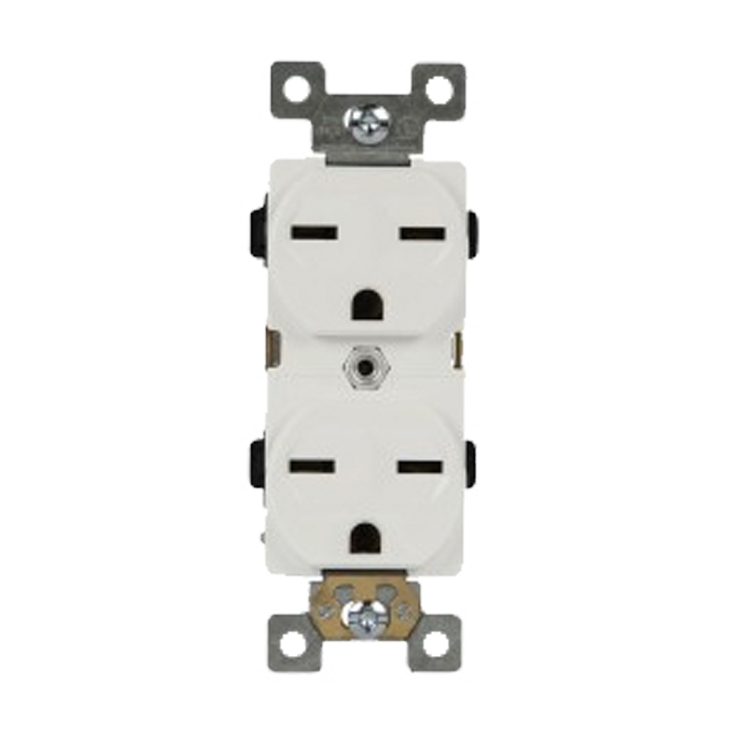 15 Amp Duplex Receptacle | 250V | 6-15R | White | Industrial Grade