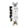 15A Duplex Receptacle | Tamper Resistant | 125V | 5-15R | Residential Grade