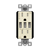 Triple USB Charger 5.8A with 20A Tamper-Resistant Duplex Receptacles