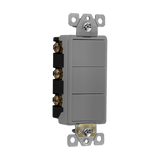 15 Amp 3-Gang Decorator Rocker Switch | 120V | Commercial Grade | Enerlites 62755