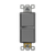 Commercial Grade, Decorator Double Rocker Switch,15A, 120/277V