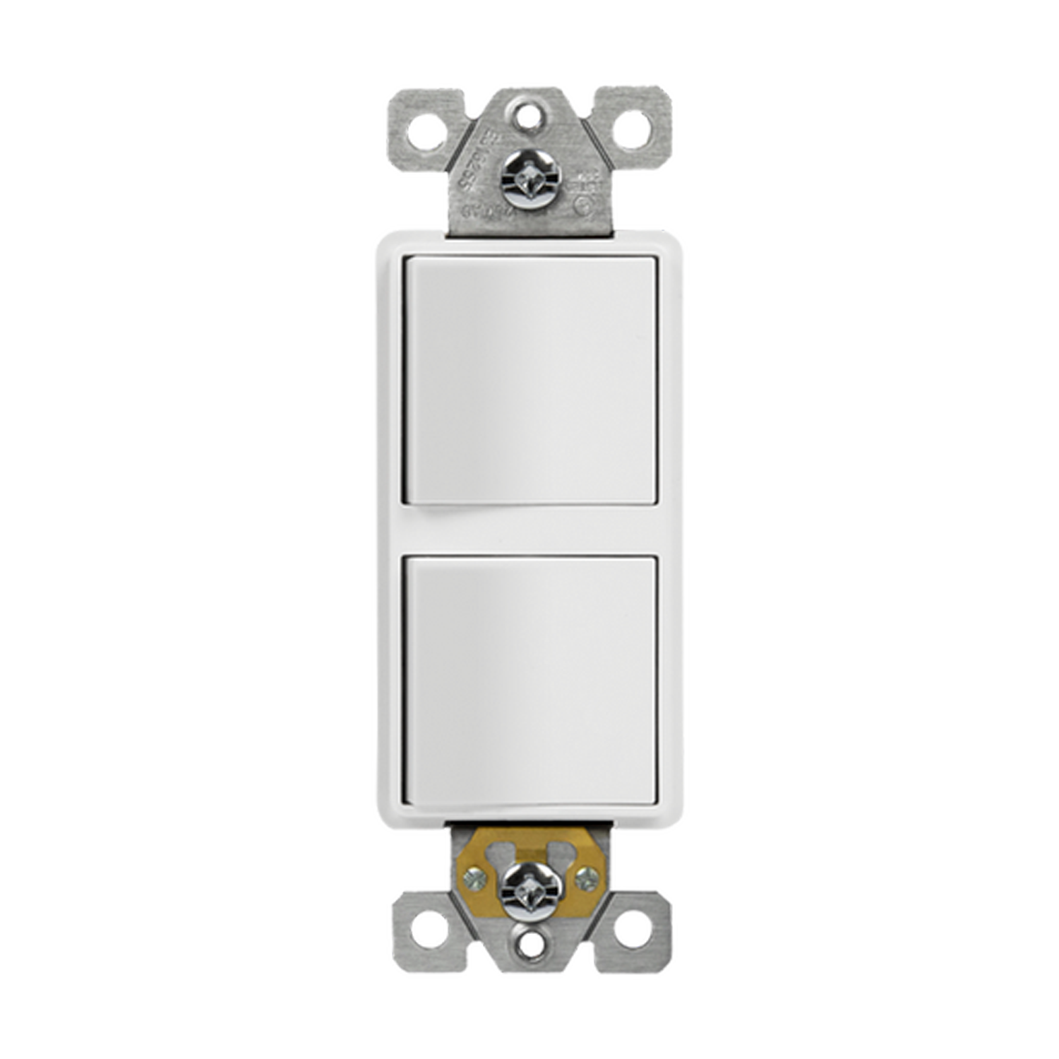 15 Amp Dual-Switch Single-Pole Decorator Switch | 120V | Commercial Grade