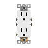 15 Amp Decorator Receptacle | Tamper Resistant | Industrial Grade