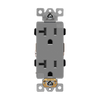 20 Amp Decorator Receptacle | Tamper Resistant | 125V | Industrial Grade