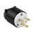 Industrial Straight Blade Locking Plug | 20 Amp | NEMA 5-20P