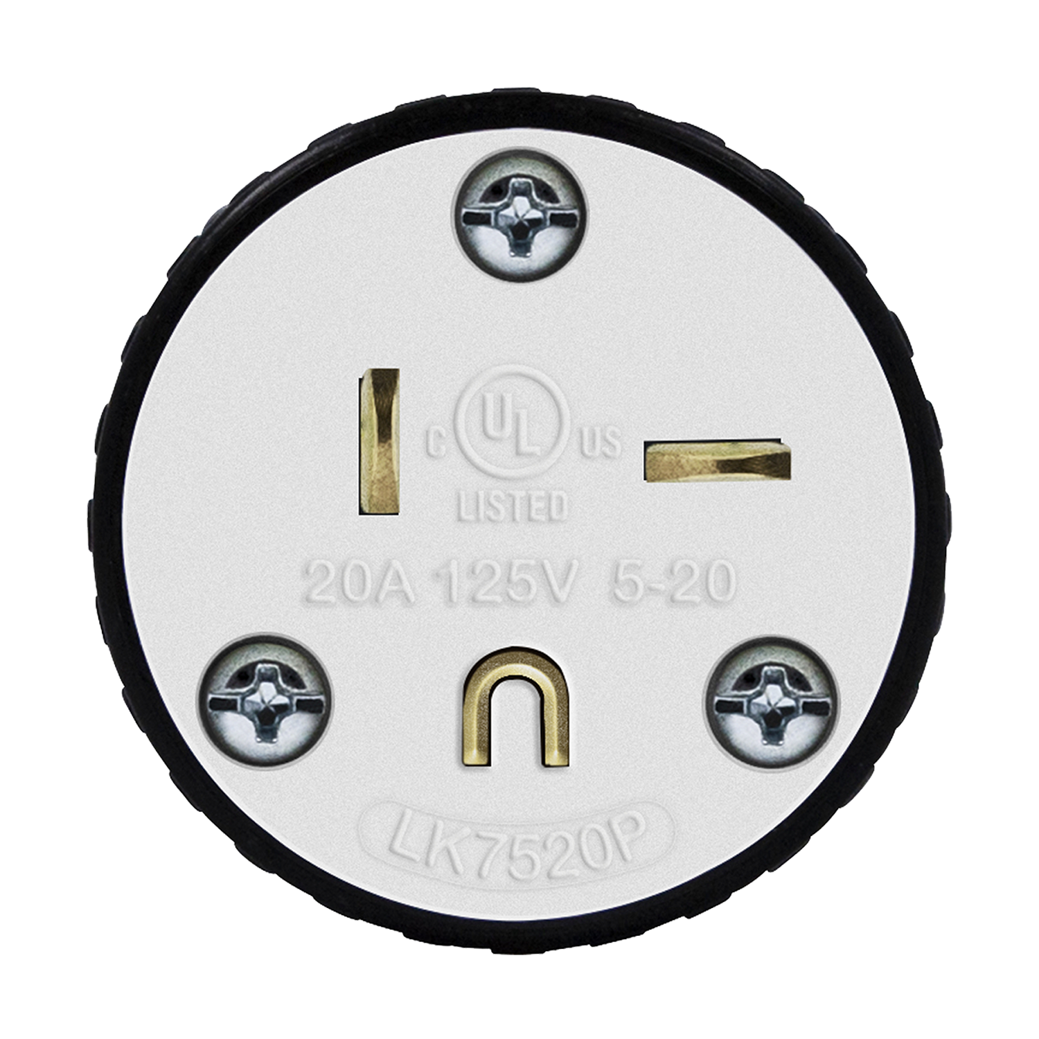 ENERLITES 66210 20A NEMA 5-20P straight blade plug
