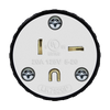 Industrial Straight Blade Locking Plug | 20 Amp | NEMA 5-20P