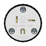 ENERLITES 66210 20A NEMA 5-20P straight blade plug