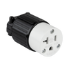 Industrial Straight Blade Locking Connector | 20 Amp | NEMA 5-20C