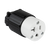 Industrial Straight Blade Locking Connector | 20 Amp | NEMA 5-20C