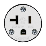 ENERLITES 66211 20A NEMA 5-20C straight blade cord connector