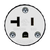 Industrial Straight Blade Locking Connector | 20 Amp | NEMA 5-20C