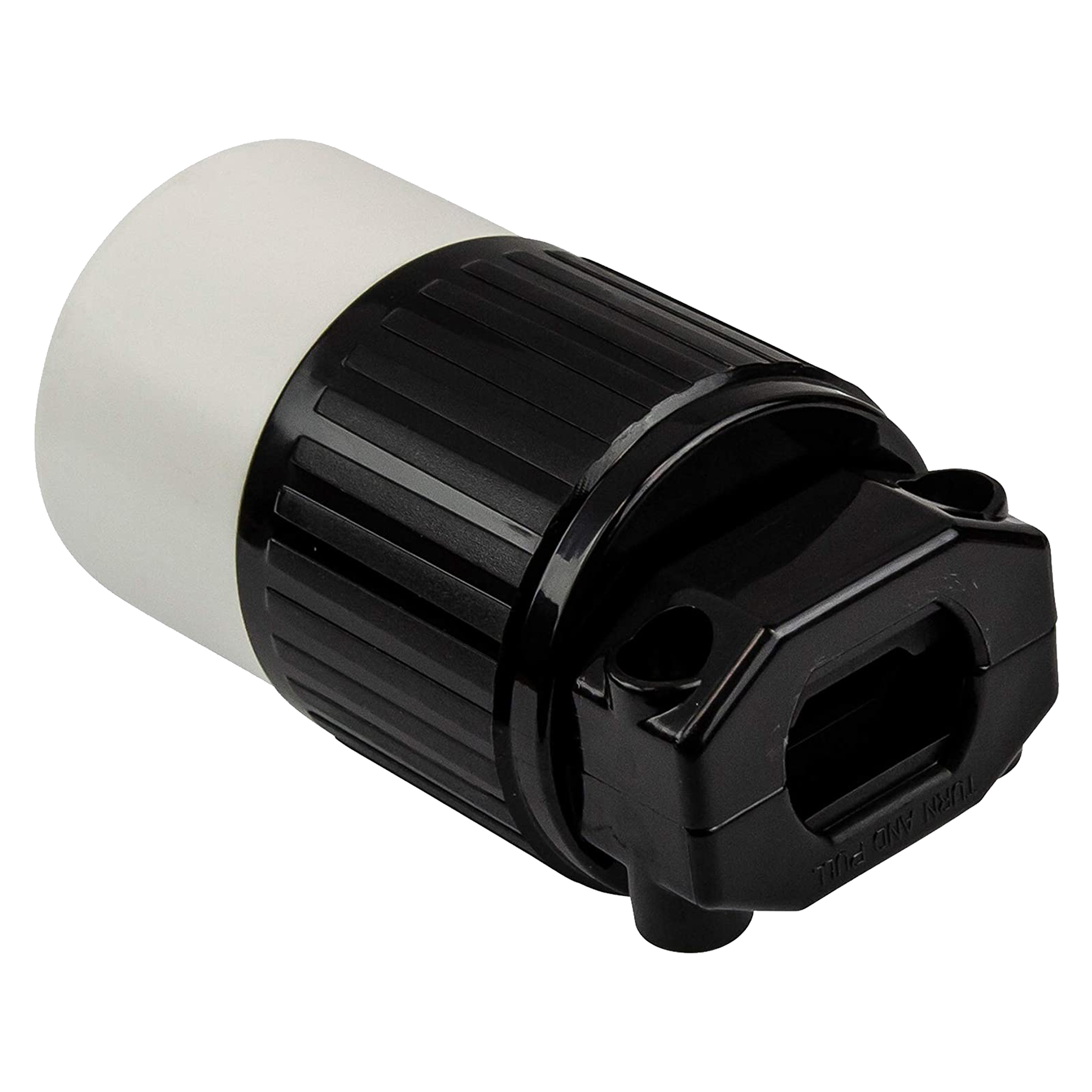 Enerlites 66231 20A straight blade cord connector, 6-20C, heavy-duty twist-lock