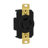 Industrial Straight Blade Locking Receptacle | 20 Amp, 125/250VAC | NEMA L14-20R