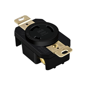 Industrial Grade Locking Receptacle, 30A, L6-30R