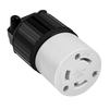 Industrial straight blade locking connector NEMA L7-15C, 15 Amp 277V heavy-duty electrical connector