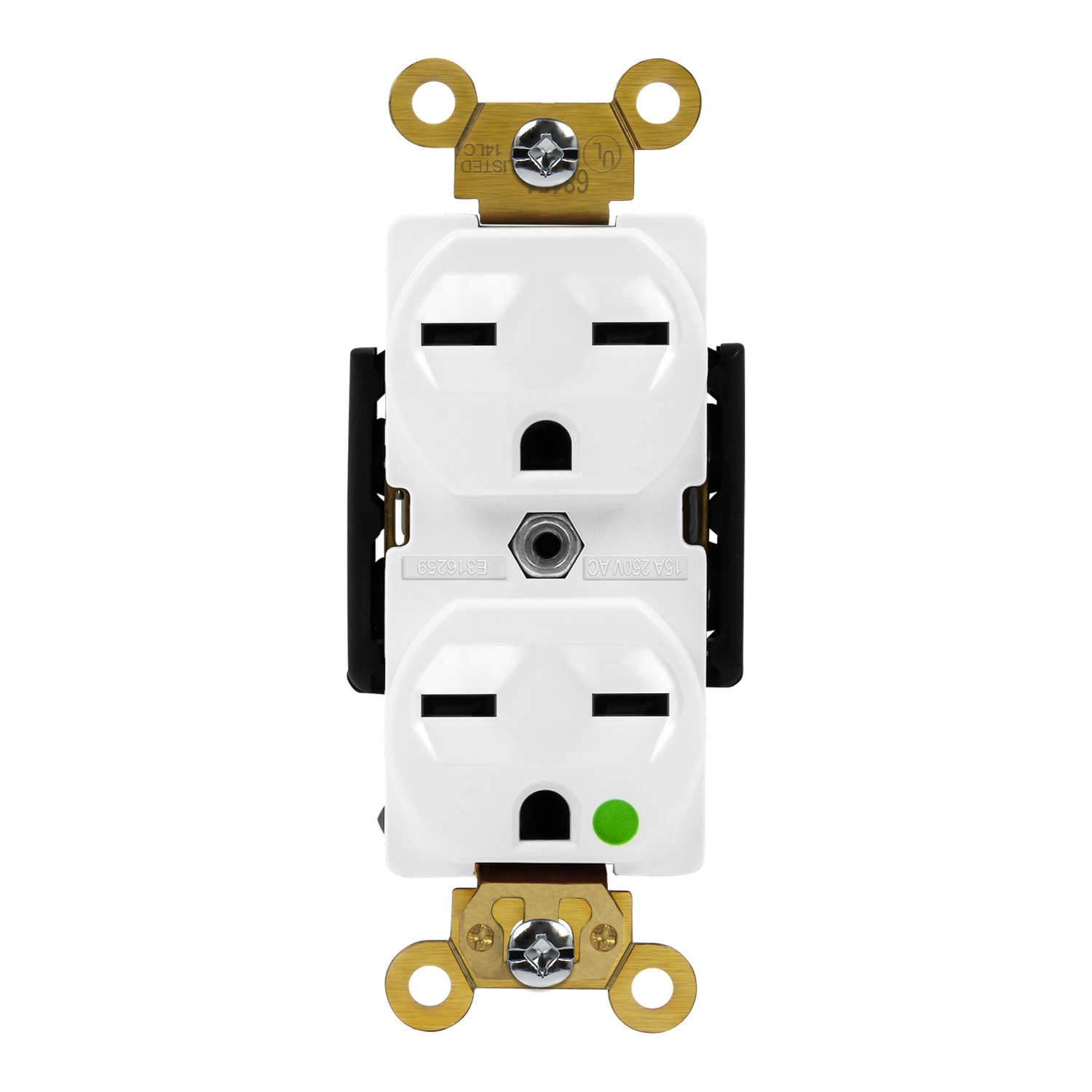 15 Amp Duplex Receptacle | 250V | Hospital Grade