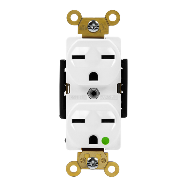 15 Amp Duplex Receptacle | 250V | Hospital Grade