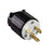 Straight Blade Male Plug Nema 6-20P, 20A, 250V, 2-Pole, 3 Wire, Industrial Grade