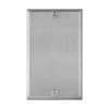 1-Gang Blank Wall Plate | Stainless Steel