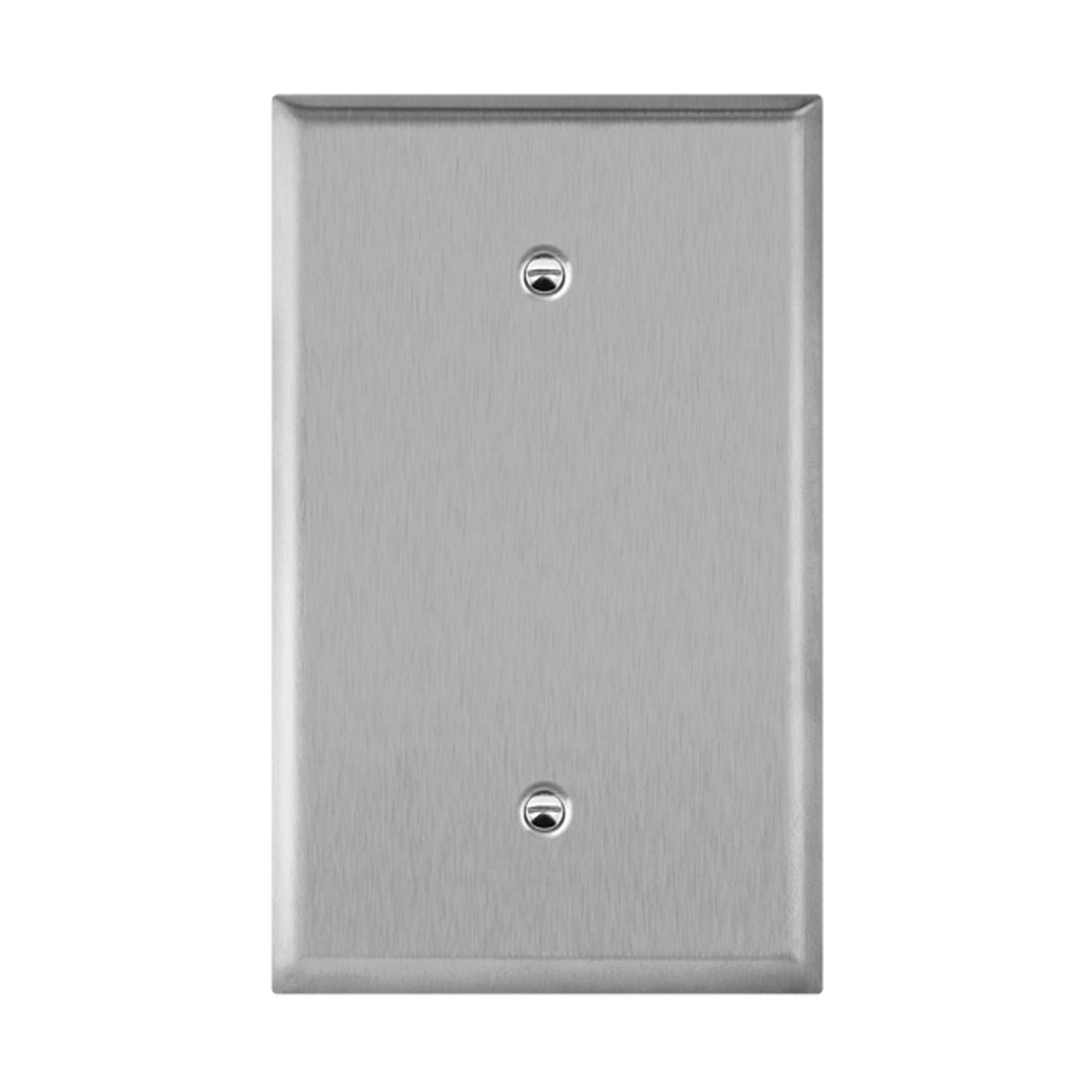 1-Gang Blank Wall Plate | Over-Sized | Stainless Steel | Enerlites 7701O