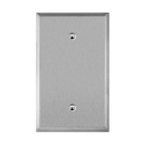 ENERLITES 7701O blank cover one-gang oversize metal wall plate made of 430 stainless steel with smooth finish, UL listed, and corrosion resistant.