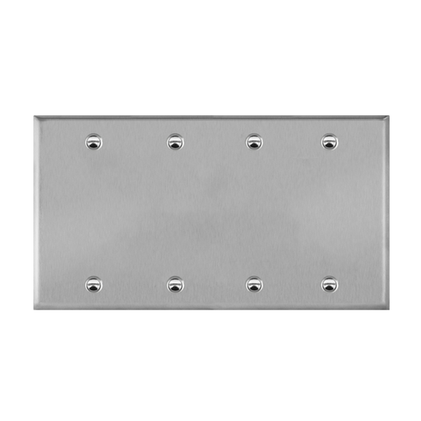 4 Gang Blank Wall Plate 4 Gang Blank Wall Plate