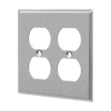 Stainless steel wall plates