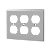 Stainless steel wall plates