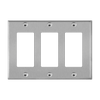 Stainless steel wall plates