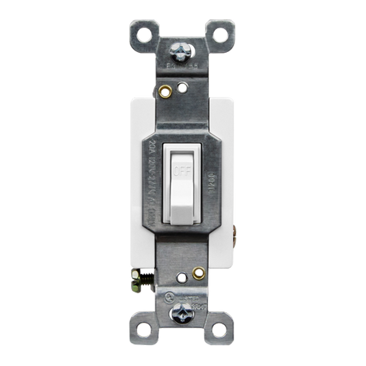 Commercial Grade Toggle Switch Single Pole 20A 120 277V