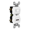15 Amp Combination Toggle Switch/Pilot Light Single-Pole | 120V | Commercial Grade