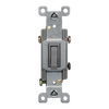 3-Way Toggle Light Switch, 15 Amp, 120/277V, Residential Grade – Classic design in durable thermoplastic