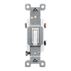 3-Way Toggle Light Switch, 15 Amp, 120/277V, Residential Grade – Classic design in durable thermoplastic
