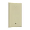 1-Gang Blank Wall Plate | Mid-Size | Residential Grade