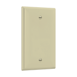 Blank cover one-gang mid-size wall plate 8801M
