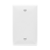Blank cover one-gang mid-size wall plate 8801M