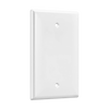 1-Gang Blank Wall Plate | Mid-Size | Residential Grade