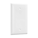 Blank cover one-gang mid-size wall plate 8801M
