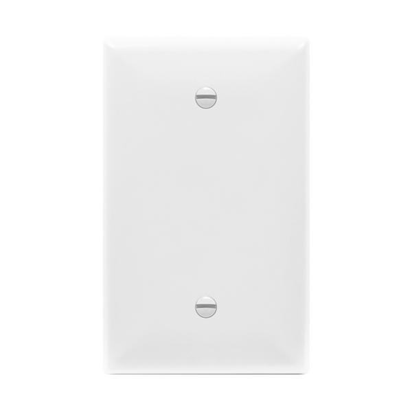 1-Gang Blank Wall Plate | Over-Sized | Residential Grade