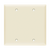 2-Gang Blank Wall Plate | Residential Grade