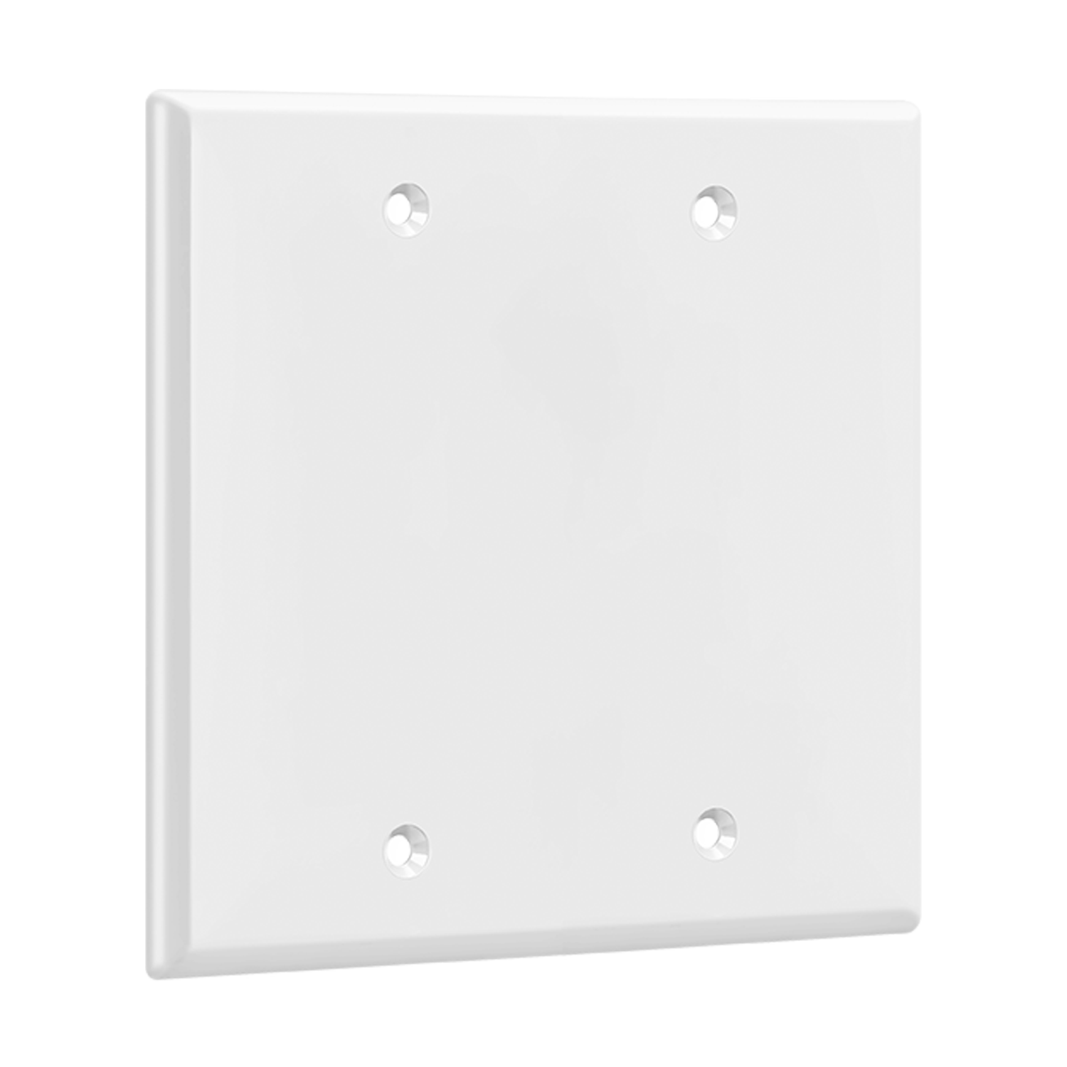 2Gang Blank Wall Plate Residential Grade