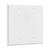 2-Gang Blank Wall Plate | Residential Grade