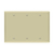 3-Gang Blank Wall Plate | Residential Grade