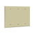 3-Gang Blank Wall Plate | Residential Grade