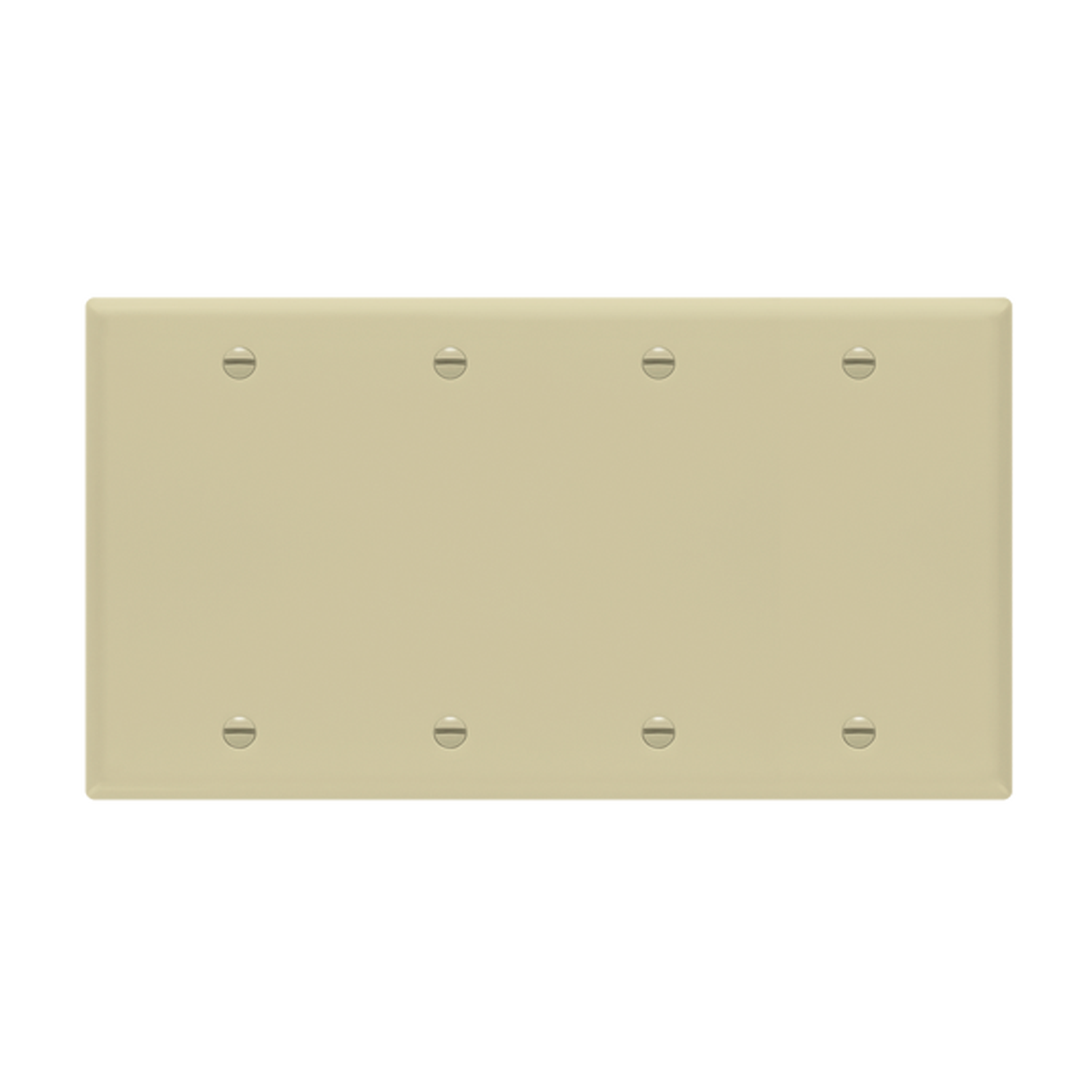 Enerlites 8804 four-gang blank cover wall plate