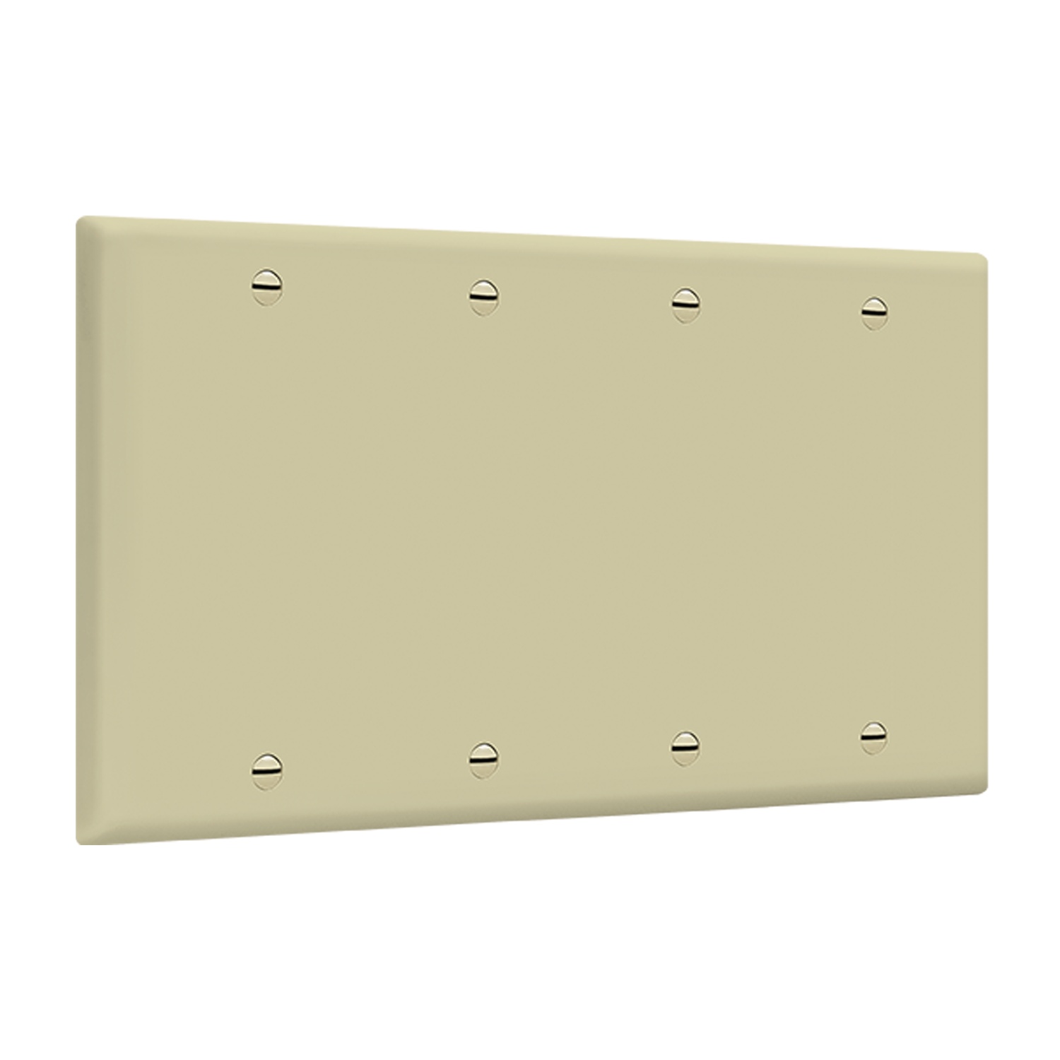 Enerlites 8804 four-gang blank cover wall plate
