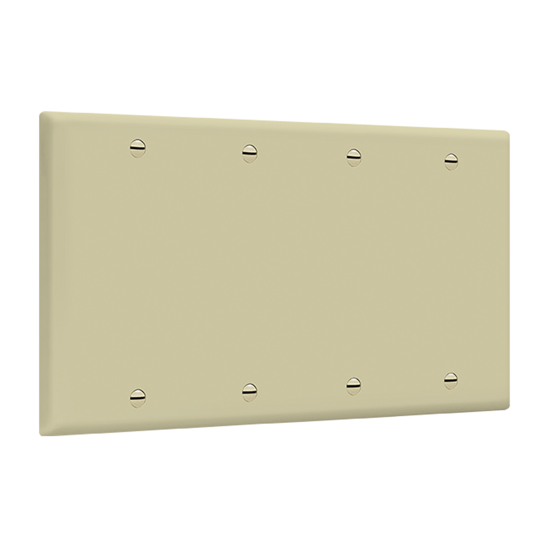 4 Gang Blank Wall Plate Residential Grade 4 gang blank wall plate residential grade