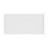 4-Gang Blank Wall Plate | Residential Grade