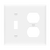 2-Gang Combo Wall Plate | Toggle/Duplex | Residential Grade